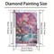 Diamond Paintings Kits for Beginners,Full Round Drill Diamond Arts Kits for Adults,Glowing Dream Forest Paint by Diamond,5D DIY Diamond Painting Dot Gem Art, for Home Wall Decor 13.8x13.8 Inch
